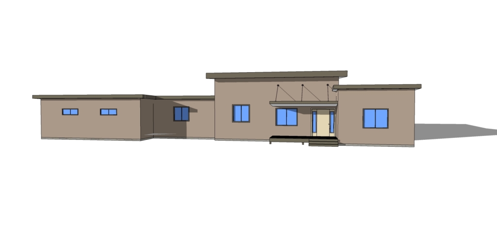 Spokane modern floor plan by Craig Swanson.