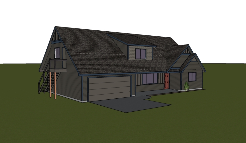 Spokane House plan with adu