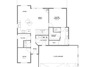 The Lewiston Floor Plan Spokane