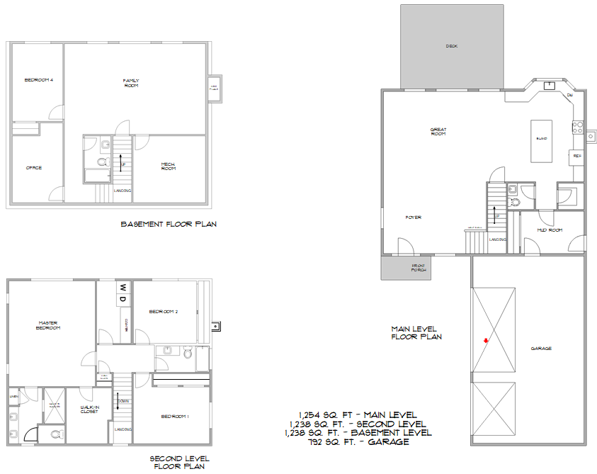 2 Bedroom House Plans With Basement Garage