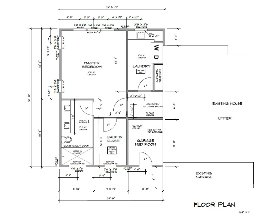 Another one of many large addition plans in Spokane by Spokane Home Design.