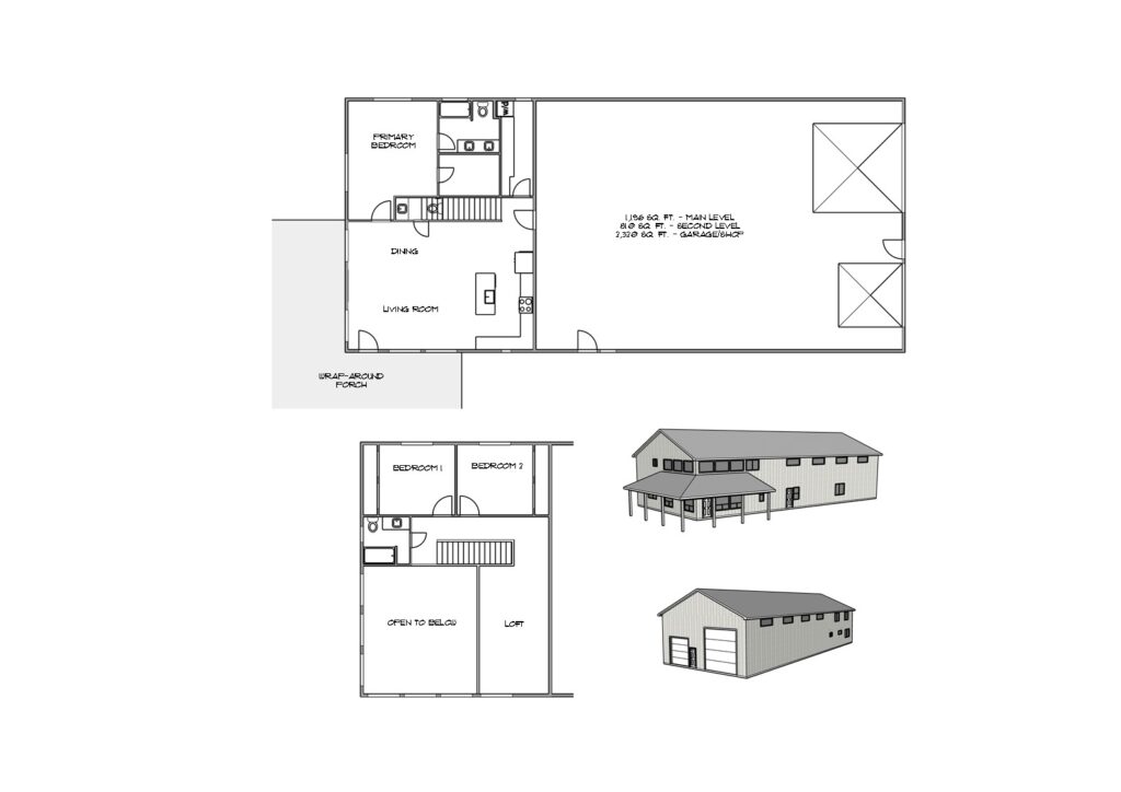 new barndeminium plan design